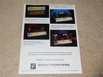 Sonic Frontiers Amplifier Ad, Page, SFS-80, SFM-160 Tube, SFS-40, SFL-1 Pre. Fixed Price $9.99.