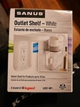 Sanus L0S1-W1 Outlet Shelf (white) New Unopened Box Legrand. Fixed Price $19.95.