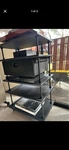 Salamander Archetype 5.0 5-SHELF Audio Rack Black. Fixed Price $410.00.