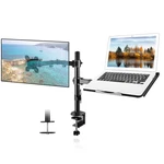 Suptek Monitor And Laptop Mount Holds 13-32 Inch Computer Screen, Metallic. Fixed Price $66.82.