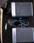 Harman Kardon HKS6 2.0 Channel Wired Computer Speakers 3.5MM Silver/black. Fixed Price $21.00.