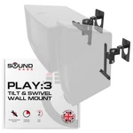 Sound Bass Black Wall Mount Pair For Sonos PLAY3, Swivel & Tilt Adjust.. Fixed Price $85.32.