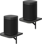 2 Universal Small Rear Speaker Wall Mount Shelf Surround Sound Stand. Fixed Price $21.00.