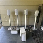 4 Sony SS-LA300ED + SS-LAC305ED WD100 Ws FV500 Ultimate Luxury Speakers. Fixed Price $400.00.