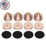 4SET Hifi Audio Isolation Stand Cone Feet Aluminium Alloy Speaker Spike Pad M22. Fixed Price $15.20.