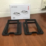 Audioengine DS1M Metal Speaker Stands Pair - Tilted For Desktop Pc Black. Fixed Price $37.00.