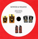 Bowers & Wilkins Audio Repair Service Owner Manuals On 1 Dvd Pdf Format. Fixed Price $25.25.