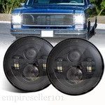 Pair 7 Inch Round Led Headlights Hi-lo Beam For Chevy C10 C20 C30 G10 G20 Truck. Fixed Price $52.99.