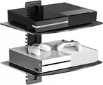 Suptek Glass Floating Shees, Tv Wall Mount With Shelf For Dvd Player /. Fixed Price $38.46.