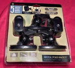 Atlantic 5 Universal Speaker Mounting Brackets Wall & Ceiling Up To 10 Lbs. New. Fixed Price $15.99.