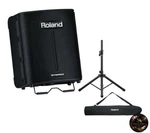 Roland BA-330 Stereo Portable Amplifier (includes ST-A95 Speaker Stands). Fixed Price $646.95.