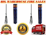 2 New Mr Dj Heavy Duty Pro Audio Tripod Pa Speaker Stands Extend To 7 Feet. Fixed Price $89.99.