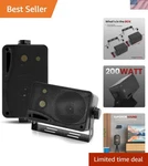 Versatile 3.5-INCH 200W Wall & Ceiling Mount Speakers For Elite Audio Experience. Fixed Price $66.99.