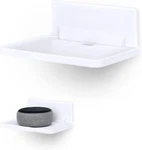 6.7" Adhesive Floating Wall Shelf For Small Speakers, Deco, Plants, Baby Monitor. Fixed Price $26.55.