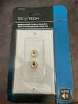 New Ce Tech Speaker Wall Plate With 2 Binding Posts Free Shipping. Fixed Price $9.95.