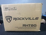 Rockville RHT8G Black Wood Studio Monitor Stand 8" For. Fixed Price $35.00.