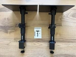 Oukmic Clamp On Desktop Speaker Stand Holder. Fixed Price $58.18.