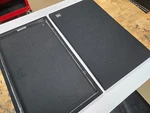 Two Jbl L110 Grilles - Finished Black Fabric W/new Metal Badges. Fixed Price $161.40.