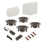 4 Speakers 8 Bluetooth Ceiling / Wall Kit, Flush Mount 2-WAY Home. Fixed Price $154.99.