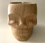 Dekodots "smart Speaker Holder" Skull Wood Grain Table Stand Decorative. Fixed Price $16.99.