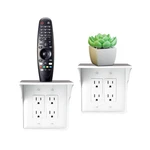 Power Perch Double Wall Outlet Shelf With Cord Storage Strap - ... Fast Usa Ship. Fixed Price $46.53.
