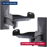 Videosecu One Pair Of Side Clamping Bookshelf Speaker Mounting Bracket With Swiv. Fixed Price $44.99.